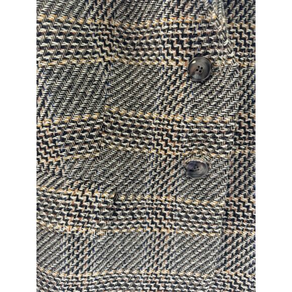 PENDLETON Wool-Lambs Wool HOUNDSTOOTH Plaid 3 Button Blazer Jacket Size 12 r1 - Picture 3 of 8